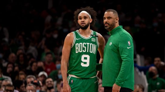 Derrick White rides a whirlwind into Boston and immediately shows he fits right in with Celtics taken at TD Garden (Celtics)