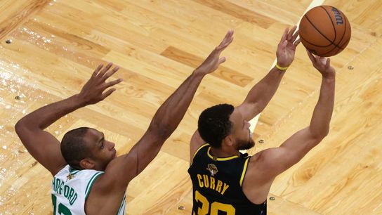 Celtics seem content to let Steph Curry try to beat them all by himself taken at BSJ Headquarters (Celtics)