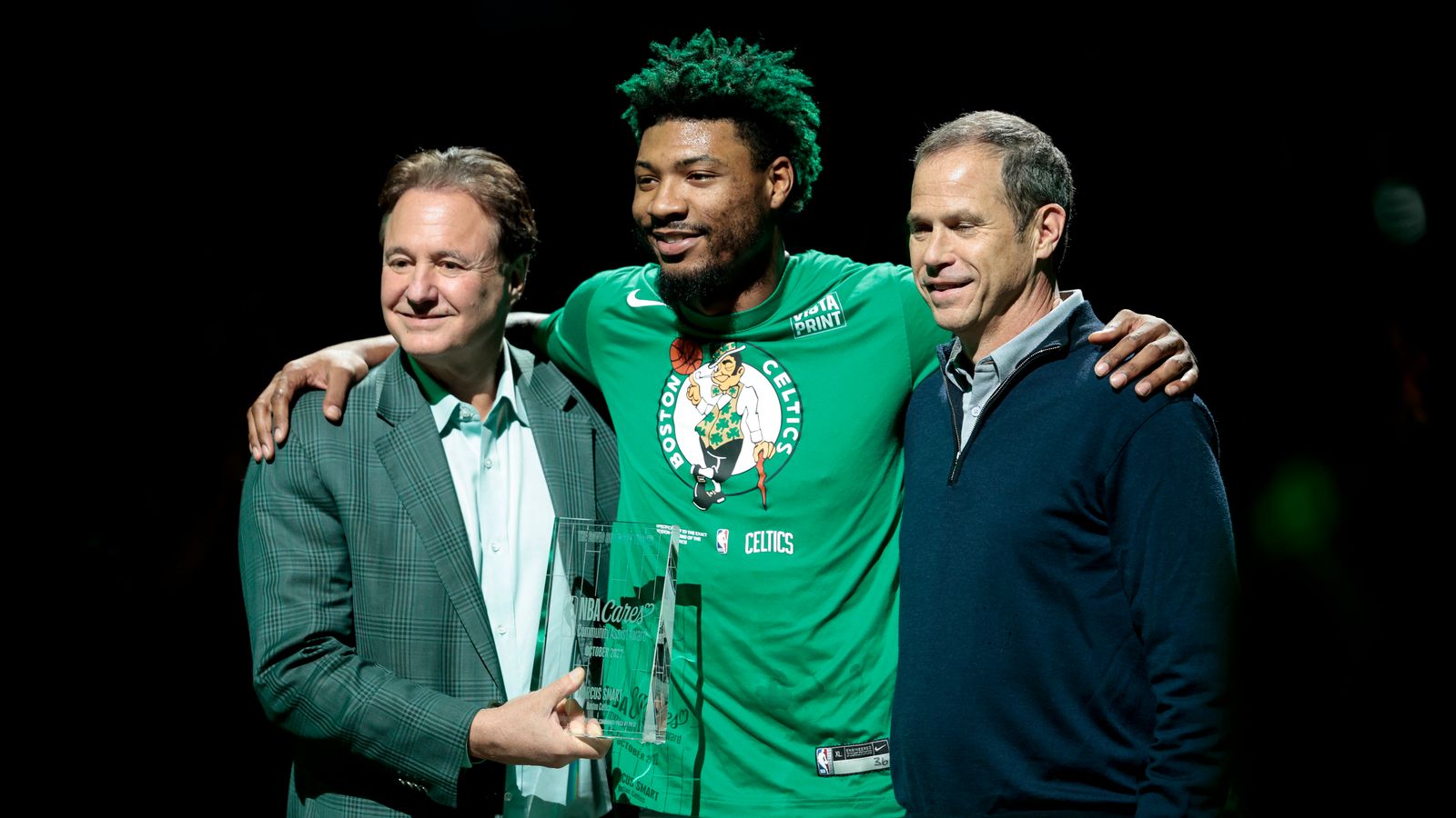 Marcus Smart Breaks Out Defensive Player of the Year Robe Ahead of