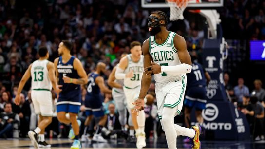 BSJ Game Report: Celtics 104, Timberwolves 102: Jaylen Brown's 35, Smart's late buckets, hold off Minnesota taken at BSJ Headquarters (Celtics)