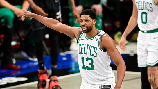 Boston Celtics trade Tristan Thompson for Atlanta's Kris Dunn taken at BSJ Headquarters (Celtics)