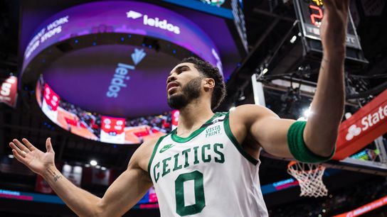 Jayson Tatum breaks out of shooting slump, now Celtics hope he can carry them past mediocrity taken at Capital One Arena (Celtics)