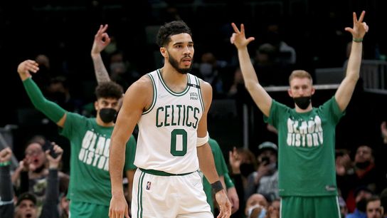 Stark stats show Boston Celtics split personality, and their chance to show who they really are  taken at BSJ Headquarters (Celtics)