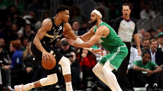 How Derrick White helps the Celtics even when his shot isn't falling taken at BSJ Headquarters (Celtics)