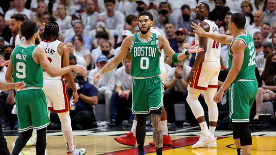 Karalis: Celtics facing adversity, but they can overcome it by playing together taken at FTX Arena (Celtics)