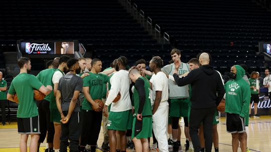 Celtics quotes of note from media day, and what they mean for the Finals taken in San Francisco, CA (Celtics)