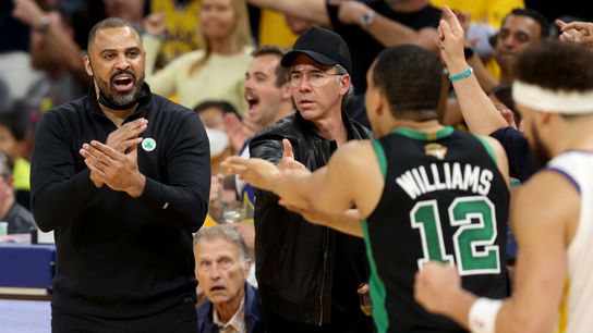 Karalis: Ime Udoka's frustration shows as his green Celtics struggle under the Finals spotlight taken at Chase Center (Celtics)