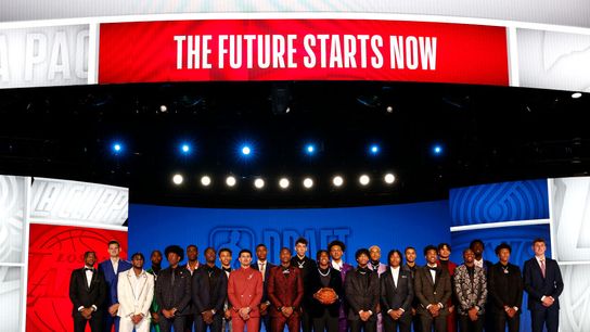 BSJ Live NBA Draft Coverage: Will Boston climb back into first round? taken at BSJ Headquarters (Celtics)