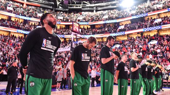 The preseason is over, Celtics now gear up for big opening night test against Philadelphia 76ers taken at the Auerbach Center (Celtics)