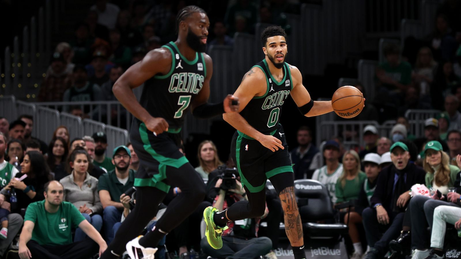 Celtics' Jayson Tatum takes slight jab at officials after costly