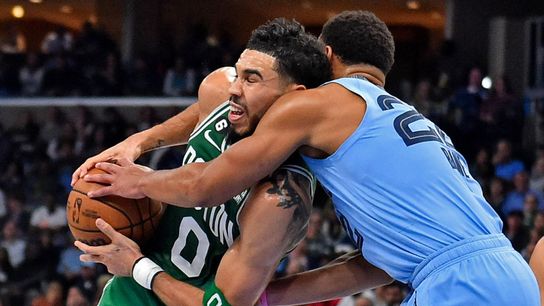 Final: Celtics 109, Grizzlies 106 - Celtics survive furious Memphis run to win third straight taken at BSJ Headquarters (Celtics)