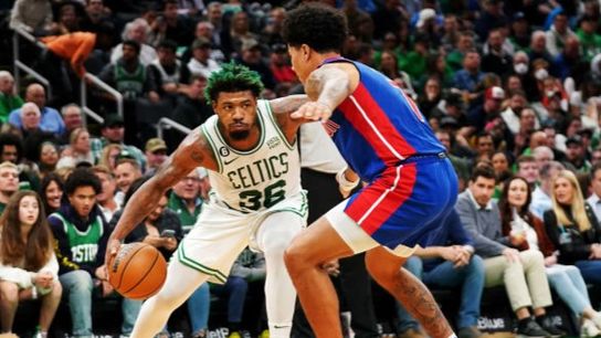 Final: Celtics 127, Pistons 109 - Smart returns, Tatum dominates  taken at BSJ Headquarters (Celtics)