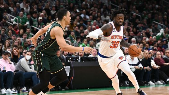 Final: Knicks 131, Celtics 129 (2 OT) - Horford's game-winner falls just short taken at TD Garden (Celtics)