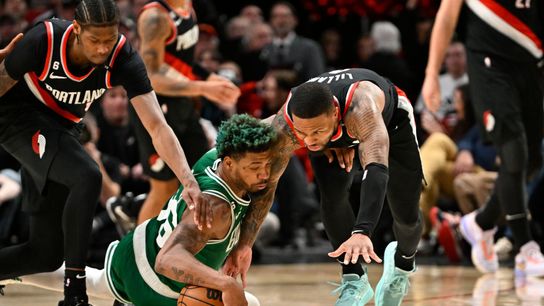 Celtics respond to Damian Lillard's late, desperate push, and put the focus back on closing games strong taken at BSJ Headquarters (Celtics)
