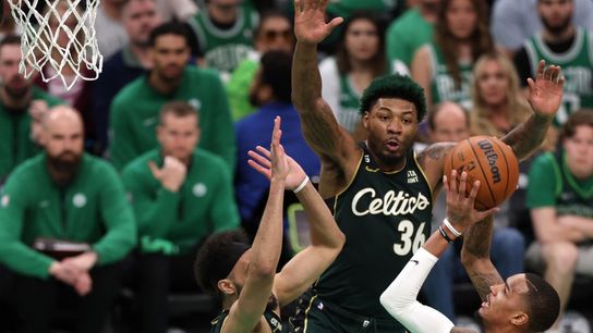 Celtics notebook: Good defense vs. open shots, Brown's injury, banning charges, and more taken at The Auerbach Center (Celtics)