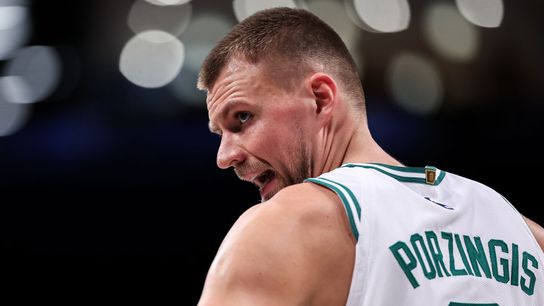 NBA Notebook: Assistant coach D.J. MacLeay describes Kristaps Porzingis' impact on Celtics taken at Auerbach Center (Celtics)