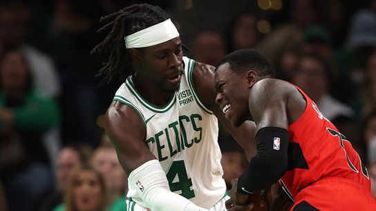 NBA Notebook: Jrue Holiday commanding Celtics defense for first time in his career taken at BSJ Headquarters (Celtics)