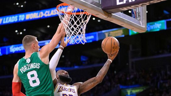 Final: Celtics 121, Lakers 107 - Porzingis leads balanced attack  taken at BSJ Headquarters (Celtics)