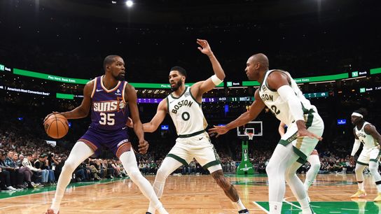 NBA Notebook: Offense down as NBA weighs the state of defense in basketball taken at BSJ Headquarters  (Celtics)