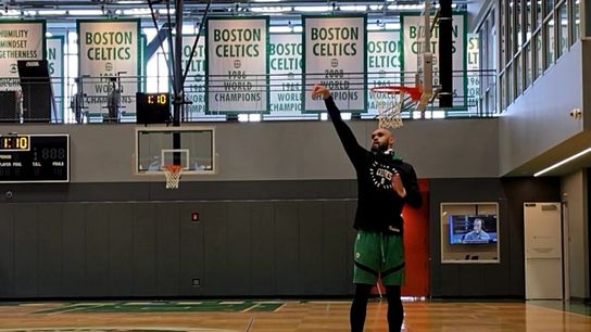 Celtics playoff notebook: Orlando's defense, playoff fouls, and advice for Jaylen Brown taken at the Auerbach Center (Celtics)