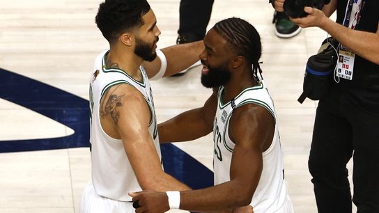 Karalis: The Celtics once again showed enough poise to finish off a win, now they just need to do it one more time taken at American Airlines Center (Celtics)