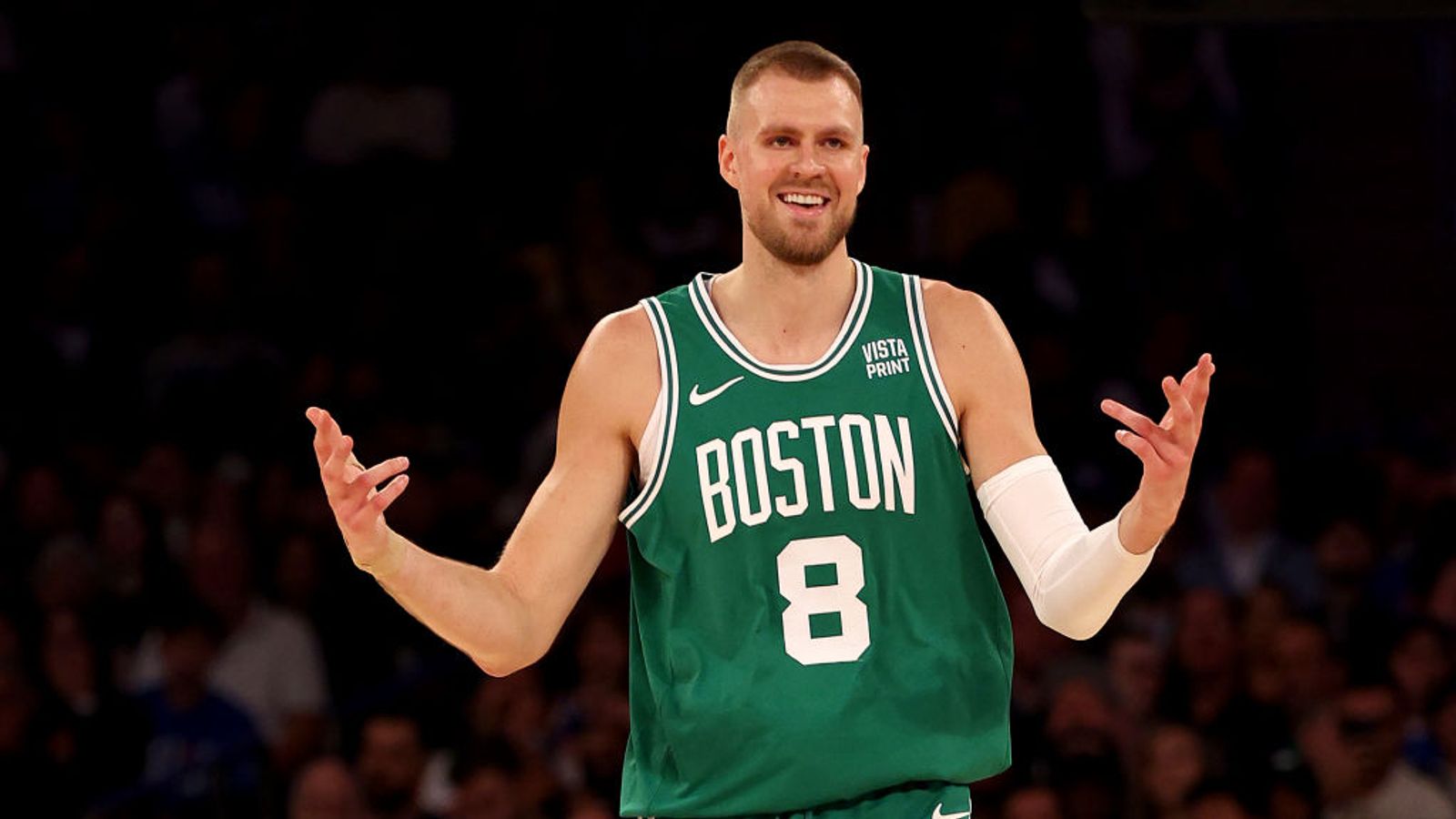 Celtics 'very pleased ... maybe a little surprised' with Kristaps Porzingis'  recovery from ankle surgery