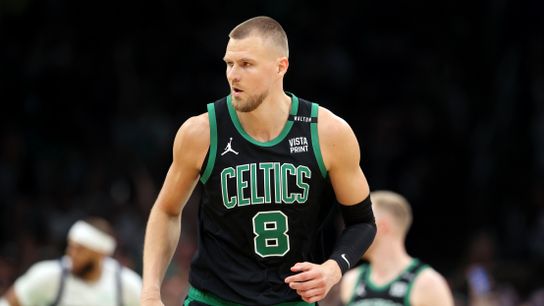 Analysis: Kristaps Porzingis suffers rare foot injury, considered day-to-day taken at American Airlines Center (Celtics)