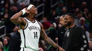 BSJ Game Report: Nets 113, Celtics 105 - Michael Porter Jr. slams door on comeback after Jaylen Brown foul trouble taken at TD Garden (Celtics). Photo by Bob DeChiara-Imagn Images