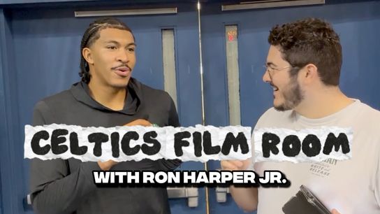 Simone's Training Camp Notebook: Film breakdown with Ron Harper Jr. taken at McAlister Field House at The Citadel (Celtics)