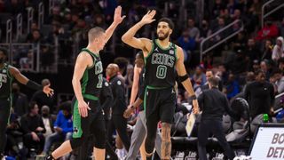 Who can the Celtics rely on as playmakers next season? taken at BSJ Headquarters (Celtics). Photo by © Raj Mehta