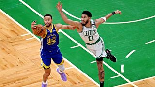 Can the Celtics actually trade for Stephen Curry? taken at BSJ Headquarters (Celtics). Photo by © Bob DeChiara