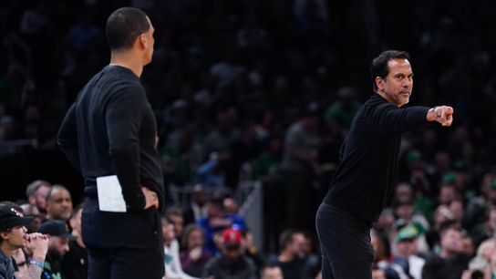 NBA Notebook: Joe Mazzulla and Erik Spoelstra coaching matchup could define Celtics-Heat taken at BSJ Headquarters (Celtics)