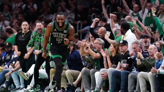Jaylen Brown shows how much, and how little, he cares in carrying the Celtics to a 2-0 ECF lead taken at TD Garden (Celtics)