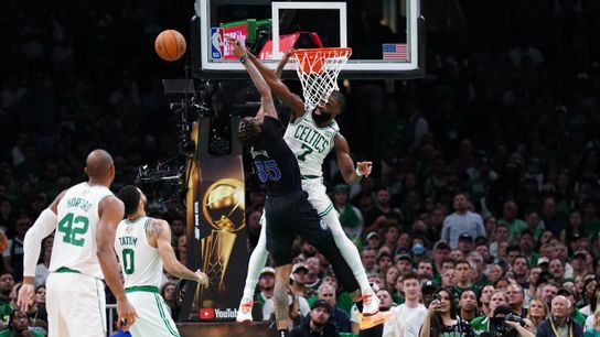 BSJ Game Report: Celtics 107, Mavericks 89 - Brown, Porzingis own Game 1 as C's hold Irving, Doncic in check taken at TD Garden (Celtics)