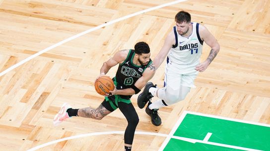 Driving the point home: How the Celtics relentless attacking is picking the Mavs apart taken at American Airlines Center (Celtics)
