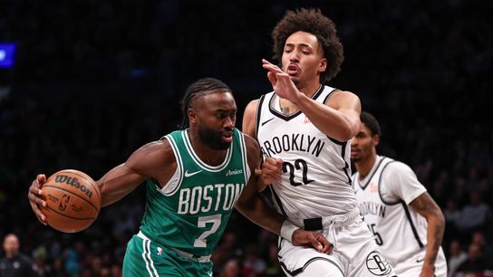 BSJ Game Report: Celtics 139, Nets 114 - Tatum, Brown attack, combine for 60 to bury Nets taken at BSJ Headquarters (Celtics)