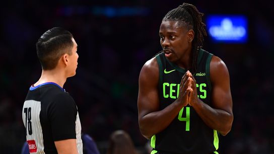 Celtics toughest month lies ahead, and Jrue Holiday returns to send the C's off in style taken at TD Garden (Celtics)