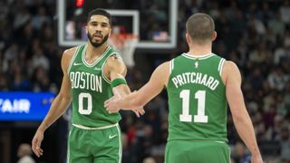 The Celtics roster is different -- but it's still one of the best in the East taken at BSJ Headquarters (Celtics). Photo by © Jesse Johnson