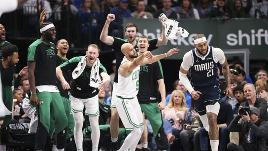 Cool cat Celtics have struggled to find consistency, but Derrick White made them 'a different beast' in Dallas taken at BSJ Headquarters (Celtics)
