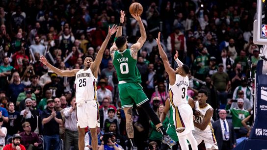 BSJ Game Report: Celtics 118, Pelicans 116 - Tatum, Brown come through in the clutch taken at BSJ Headquarters (Celtics)
