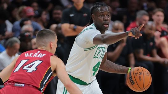 Often overlooked as a scorer, Jrue Holiday takes his turn as Boston's best for a night taken at BSJ Headquarters (Celtics)