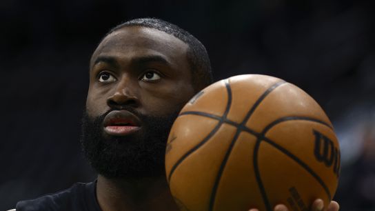 Jaylen Brown tries to channel Paul Pierce as he adjusts to a new reality caused by a painful right knee taken at TD Garden (Celtics)