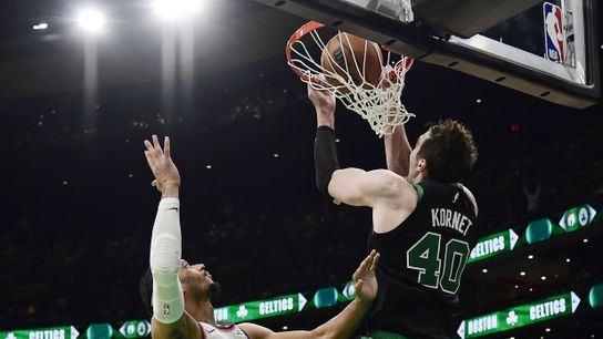 Luke Kornet rises to a challenge laid down by Celtics leaders, and the team lives another day taken at TD Garden (Celtics)