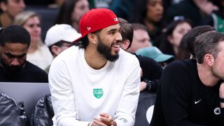 Jayson Tatum's teammates aren't worried about return hiccups - they're ready to win taken in East Boston (Celtics). Photo by © Paul Rutherford