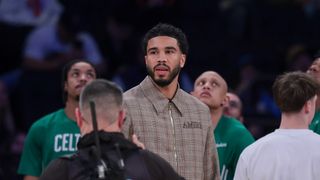 Jayson Tatum will return when he's ready - and that's the whole story taken at Santa Monica Preparatory School (Celtics). Photo by © Vincent Carchietta