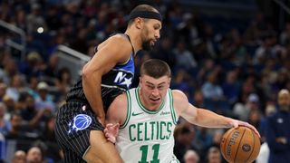 NBA Notebook: Celtics found an identity forcing turnovers despite slow start taken at BSJ Headquarters (Celtics). Photo by Nathan Ray Seebeck-Imagn Images