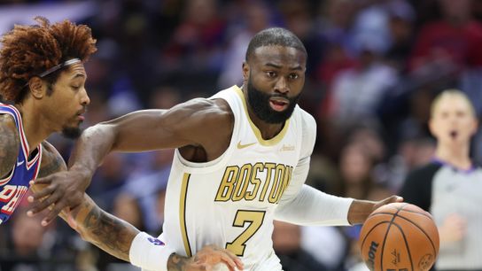 Celtics practice notebook: What's slowing down Jaylen Brown, and will Hugo Gonzalez play in Portland? taken at The Auerbach Center (Celtics)