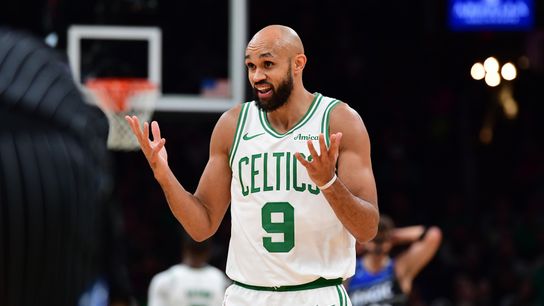 Can Derrick White have a bounce-back season? taken at BSJ Headquarters (Celtics)