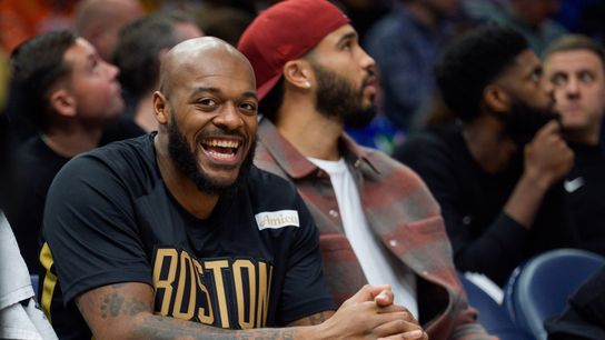 Simone's Six: Xavier Tillman's welcome home, missed layups, and more Hugo Hustle in Celtics-Hornets taken at TD Garden. Photo by © Matt Blewett