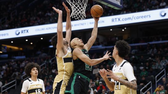 Final: Celtics 146, Wizards 101 - White gets right in demolition of Washington taken at BSJ Headquarters. Photo by (Geoff Burke-Imagn Images)